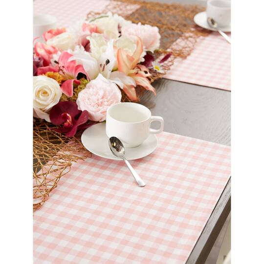 DII® Reversible Gingham & Buffalo Check Placemat Set, 4ct.